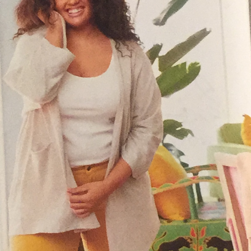 DONNI Ribbed Sandwash Cardigan - Picture 2 of 10